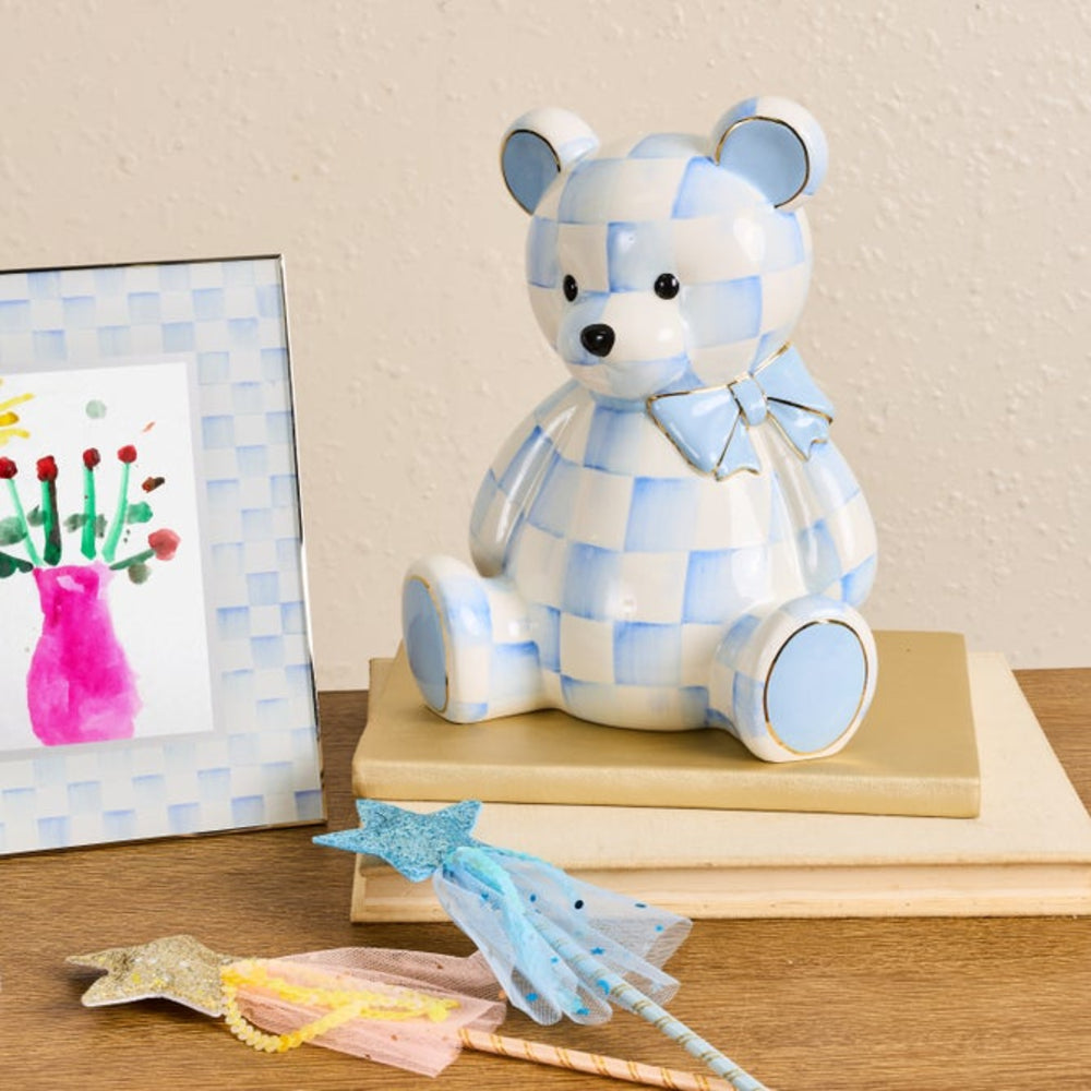 MacKenzie-Childs Sky Bear Bank