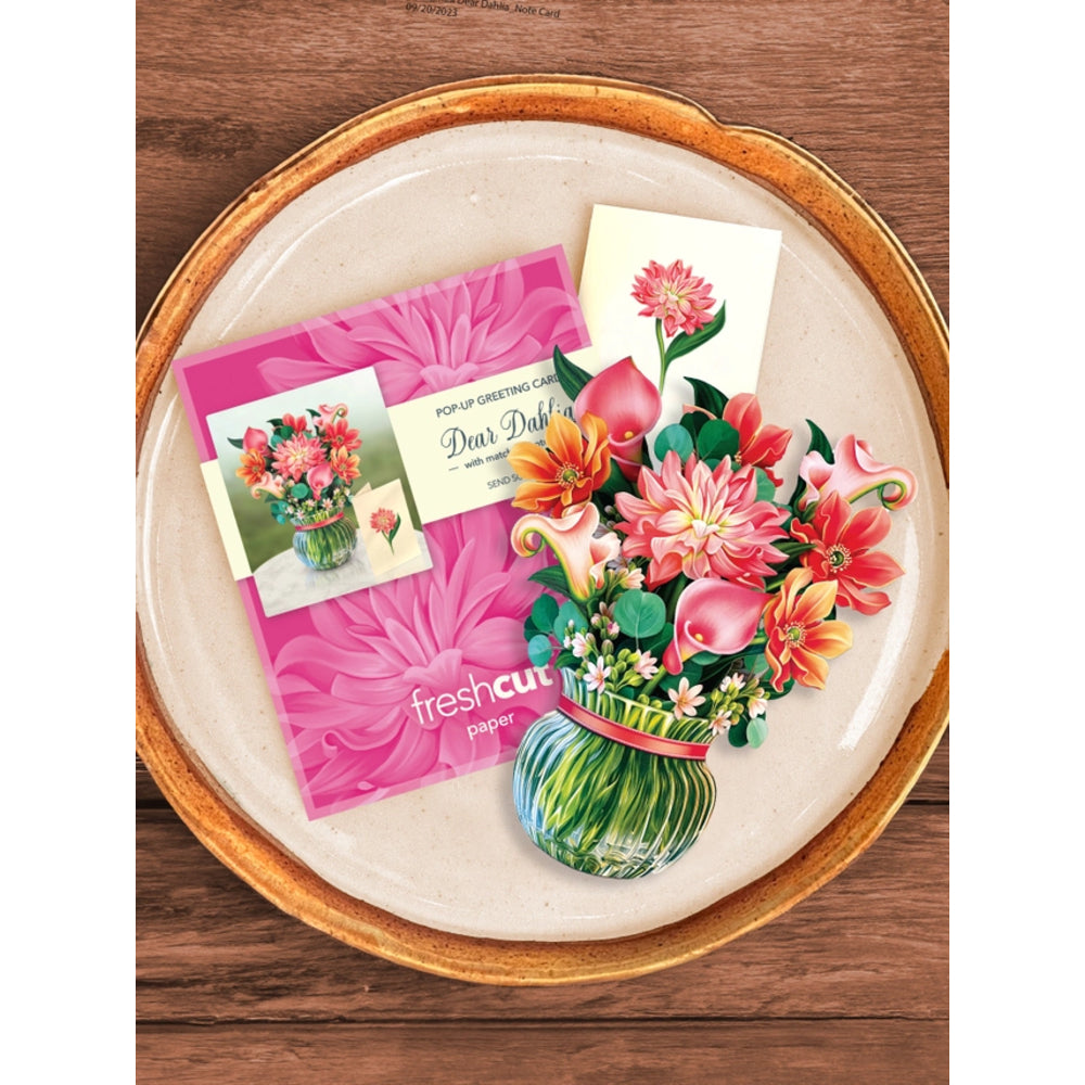 Mini Dear Dahlia Pop-Up Greeting Card