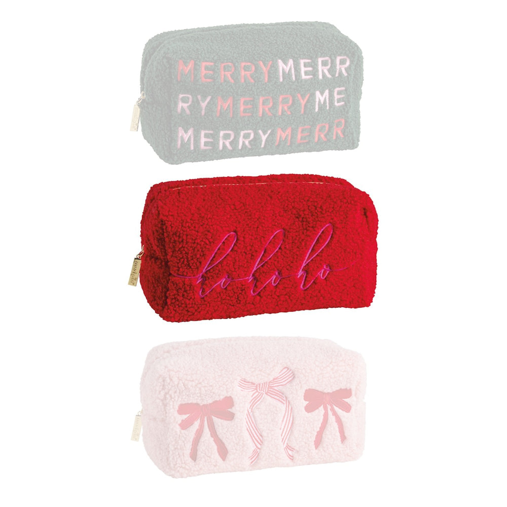 Mud Pie Holiday Embroidered Cases