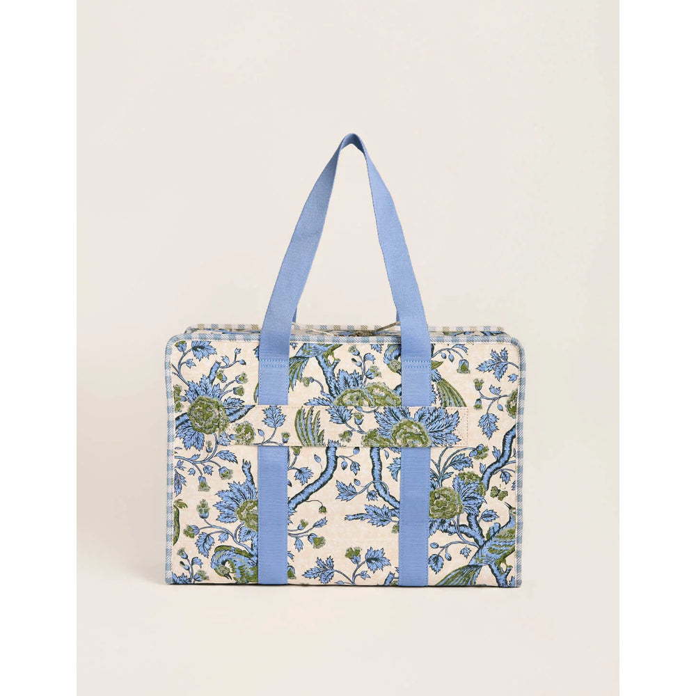 Spartina Getaway Travel Duffle Japonica Bird Green
