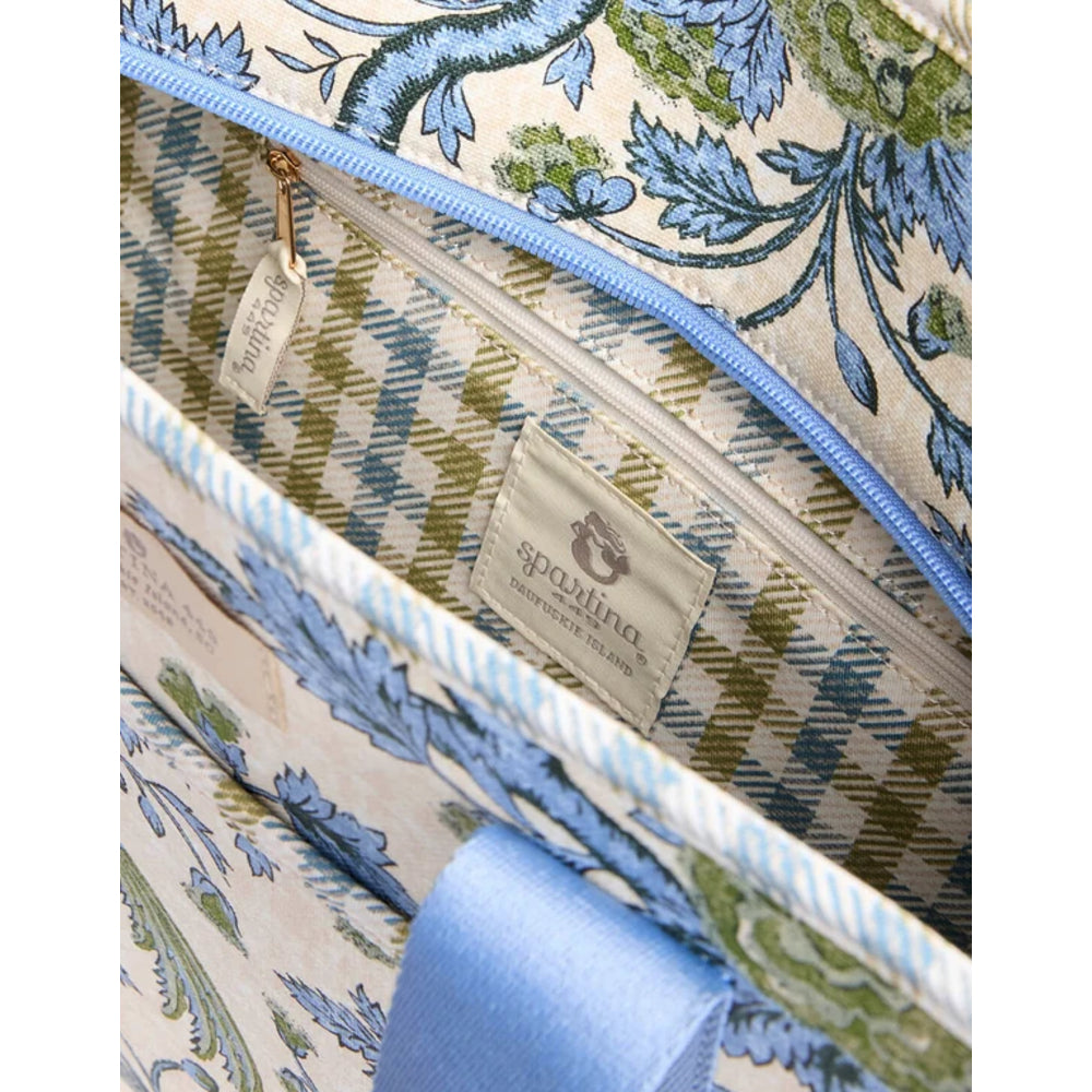 Spartina Getaway Travel Duffle Japonica Bird Green