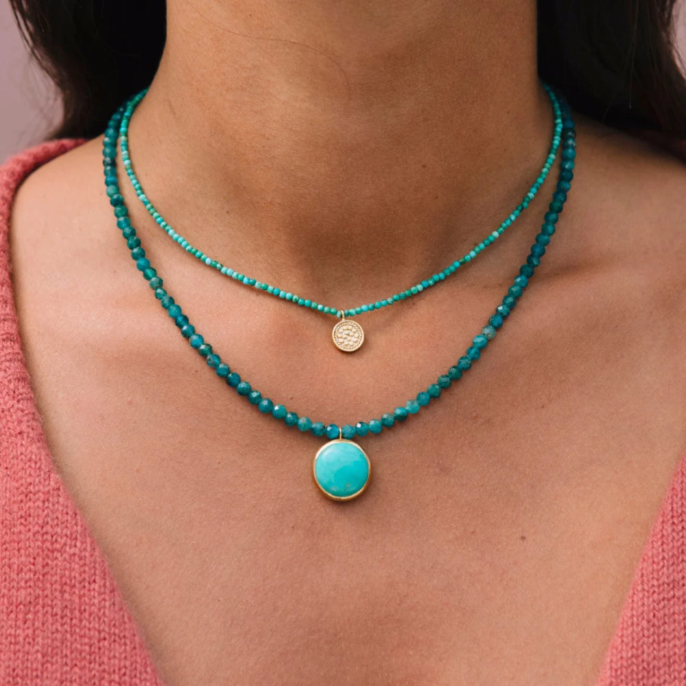 Anna Beck Namaste Necklace - Apatite