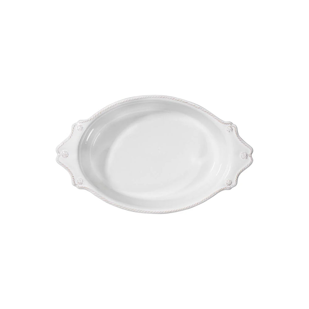 Juliska Berry & Thread Oval Baker Whitewash-13in