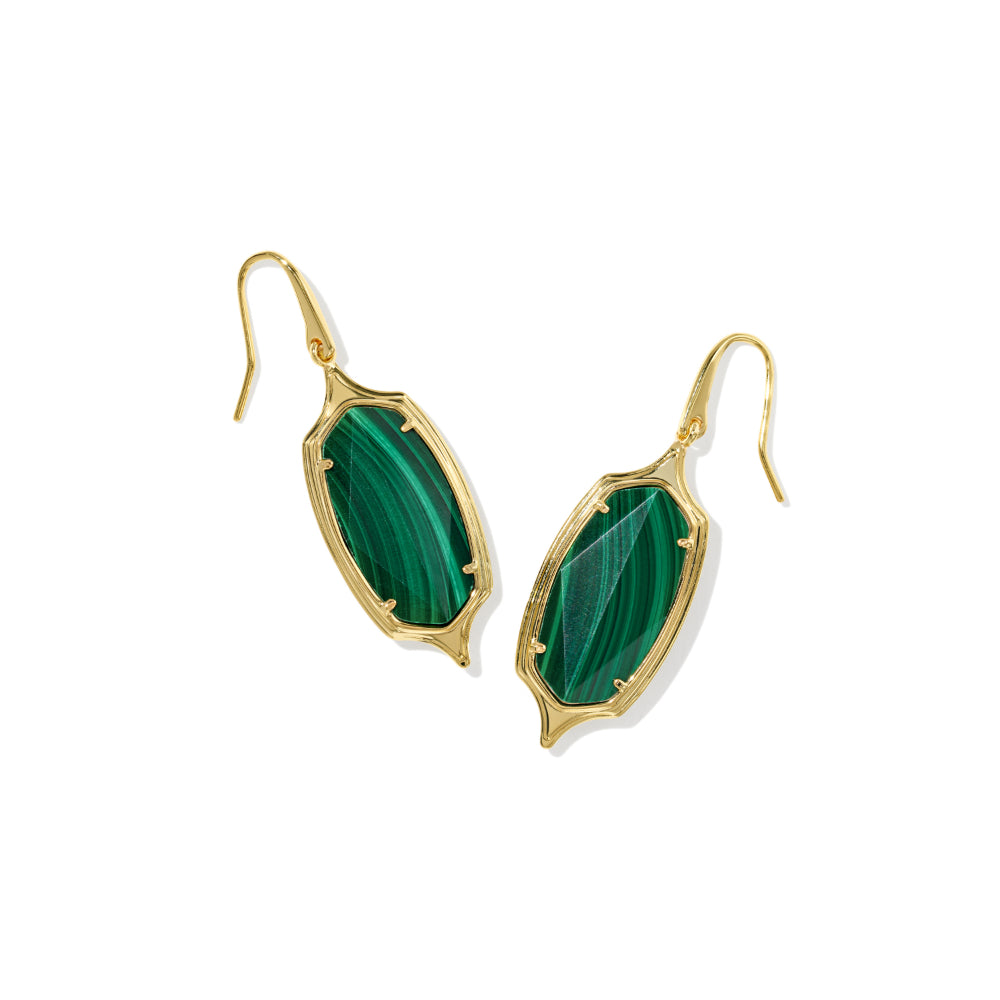 Kendra Scott Dani Gold Step Frame Earrings