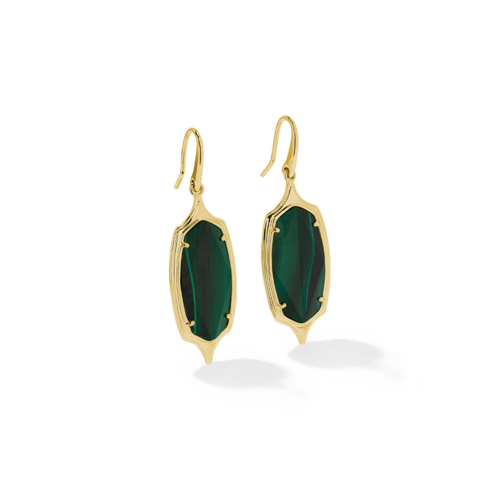 Kendra Scott Dani Gold Step Frame Earrings
