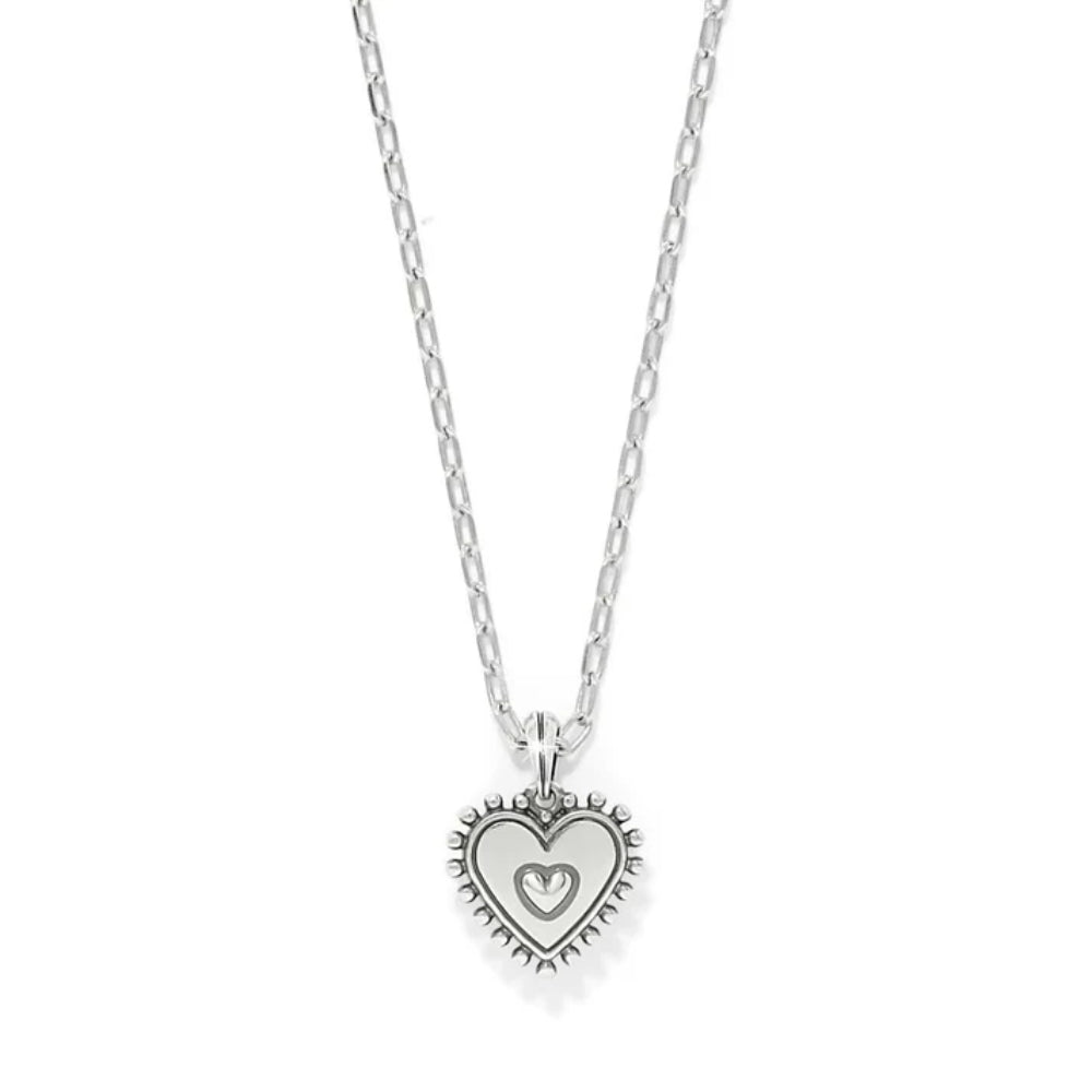 Brighton Pretty Tough Amour Heart Necklace