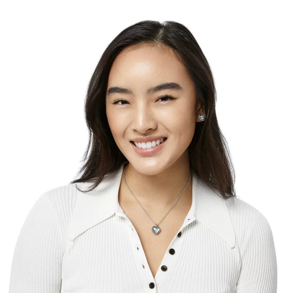 Brighton Pretty Tough Bold Heart Petite Necklace