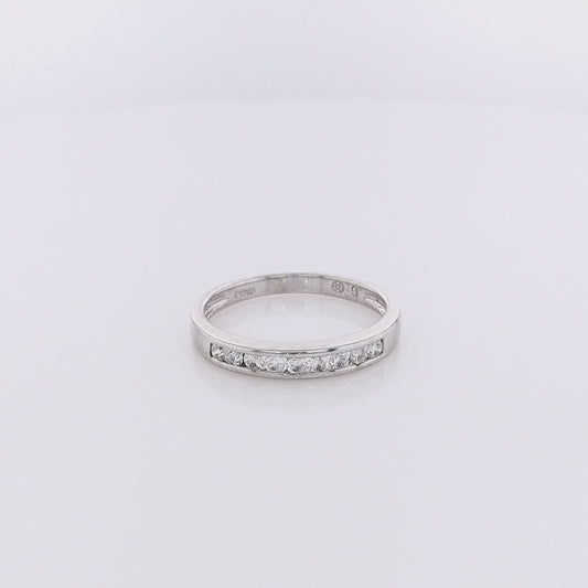 Estate Platinum Diamond Wedding Band