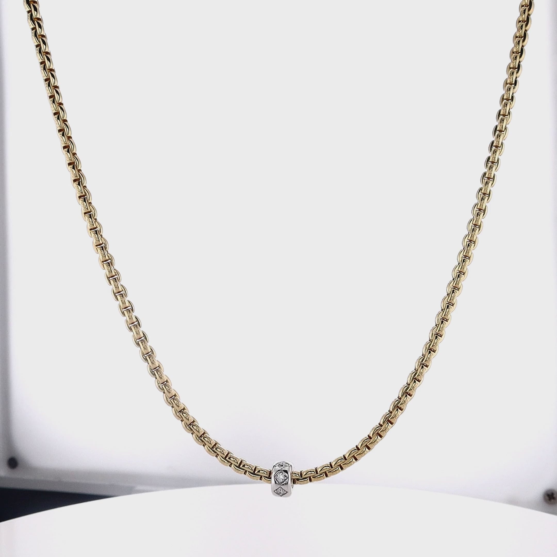 Fope Eka Collection 18k Gold Necklace with Diamonds – Smyth Jewelers