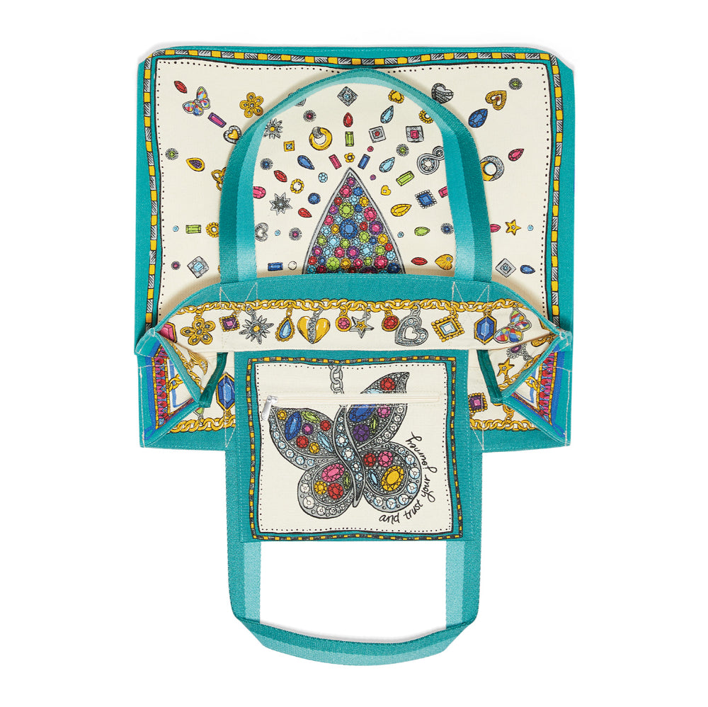 Brighton Charmed Holiday Love Tote