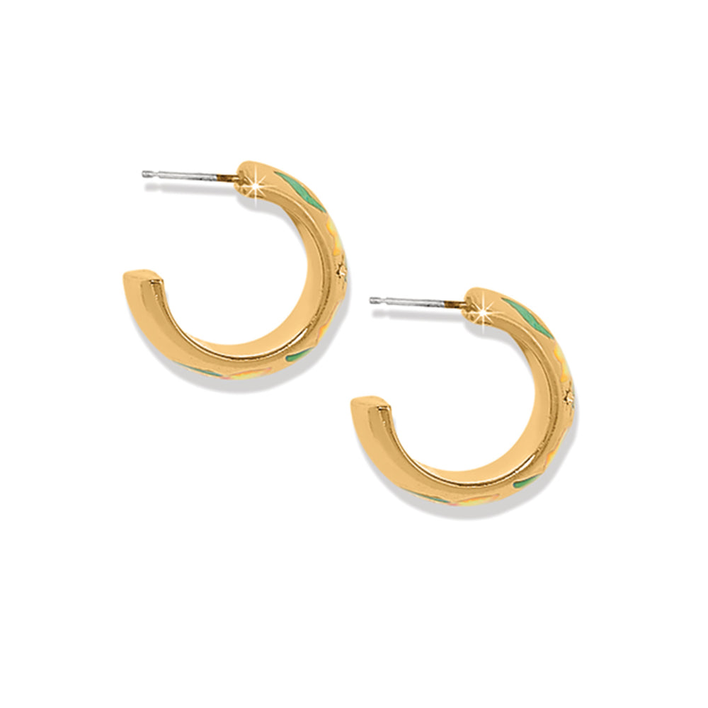 Brighton Reverie Flower Hoop Earrings