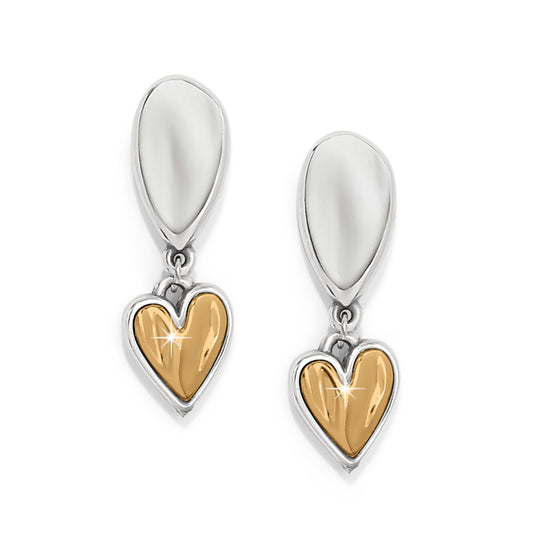 Brighton Cascade Heart Unity Post Drop Earrings