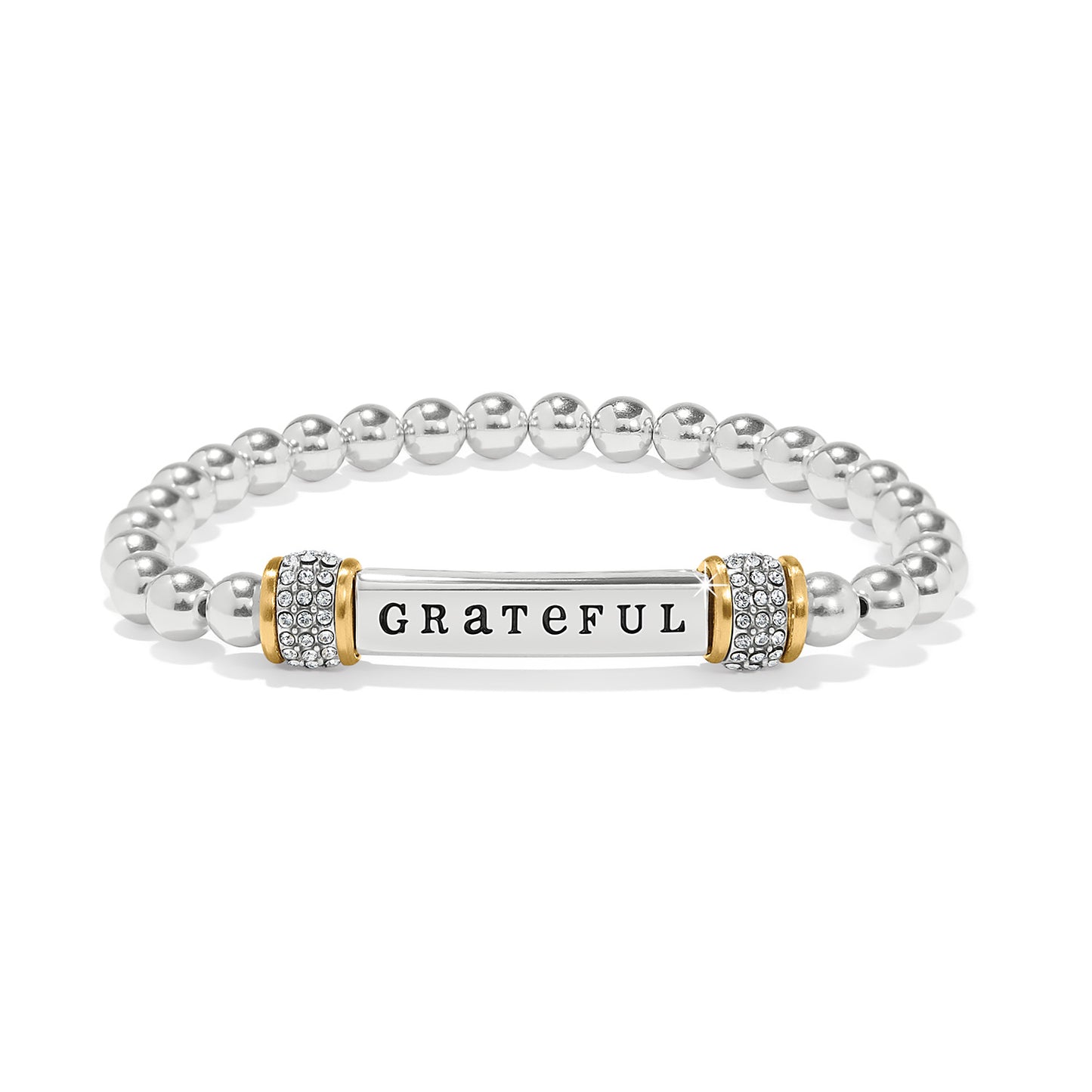 Brighton Meridian Grateful Two Tone Stretch Bracelet