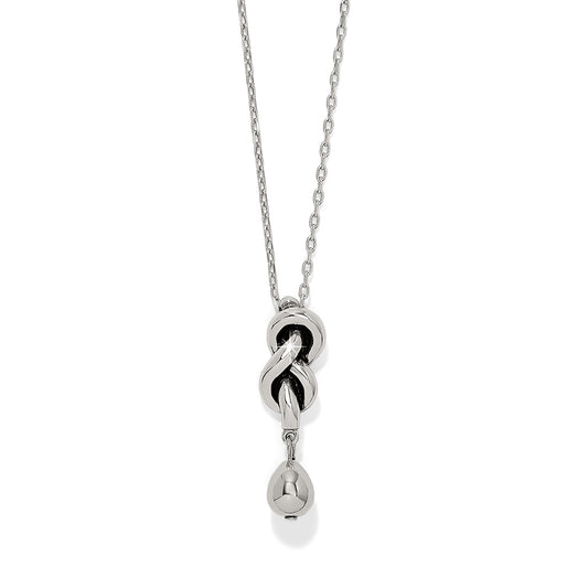 Brighton Interlok Single Knot Drop Necklace