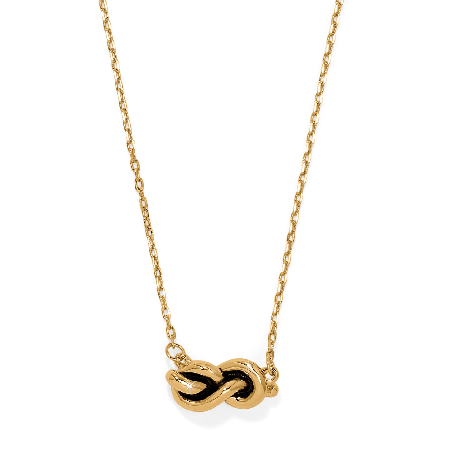 Brighton Interlok Single Knot Petite Necklace