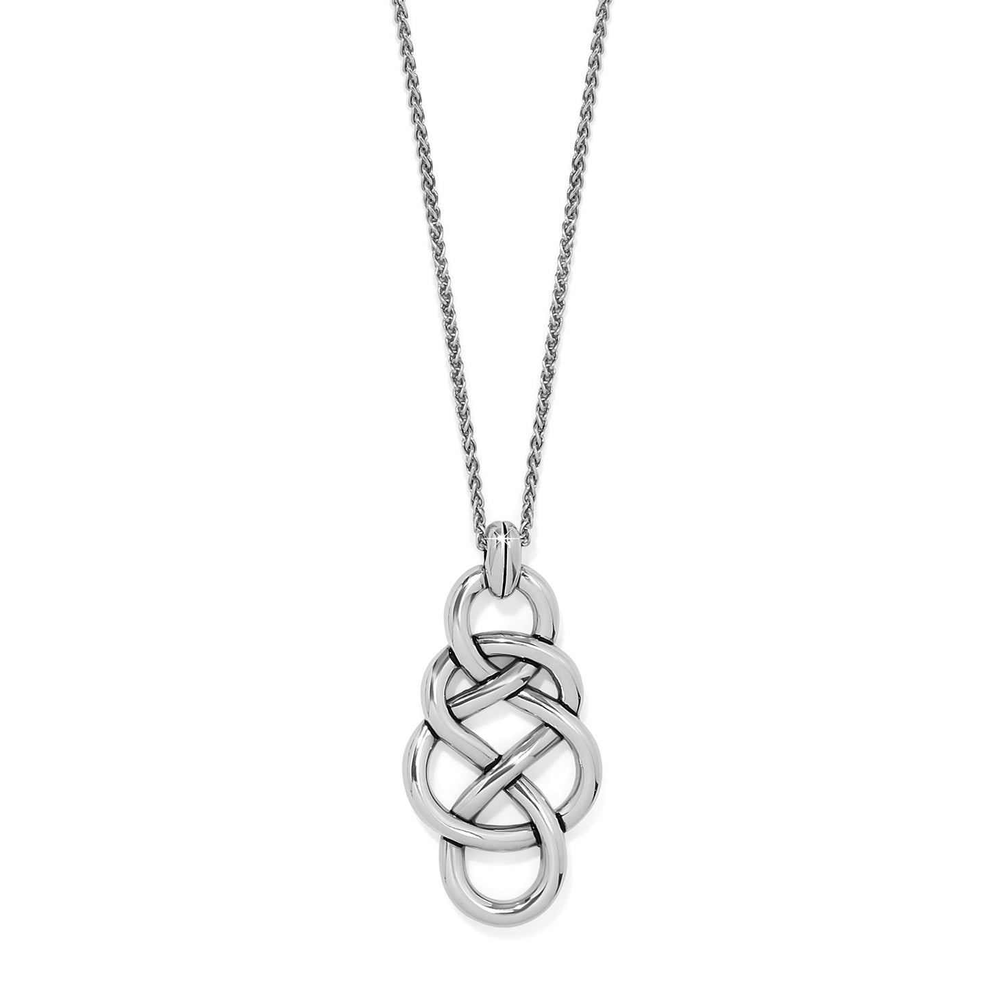 Brighton Interlok Braid Pendant Necklace