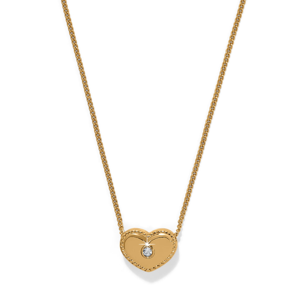 Brighton Illumina Celeste Heart Petite Necklace