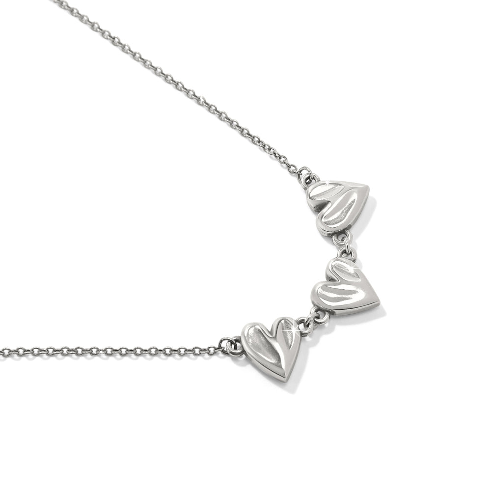 Brighton Cascade Heart Trio Necklace