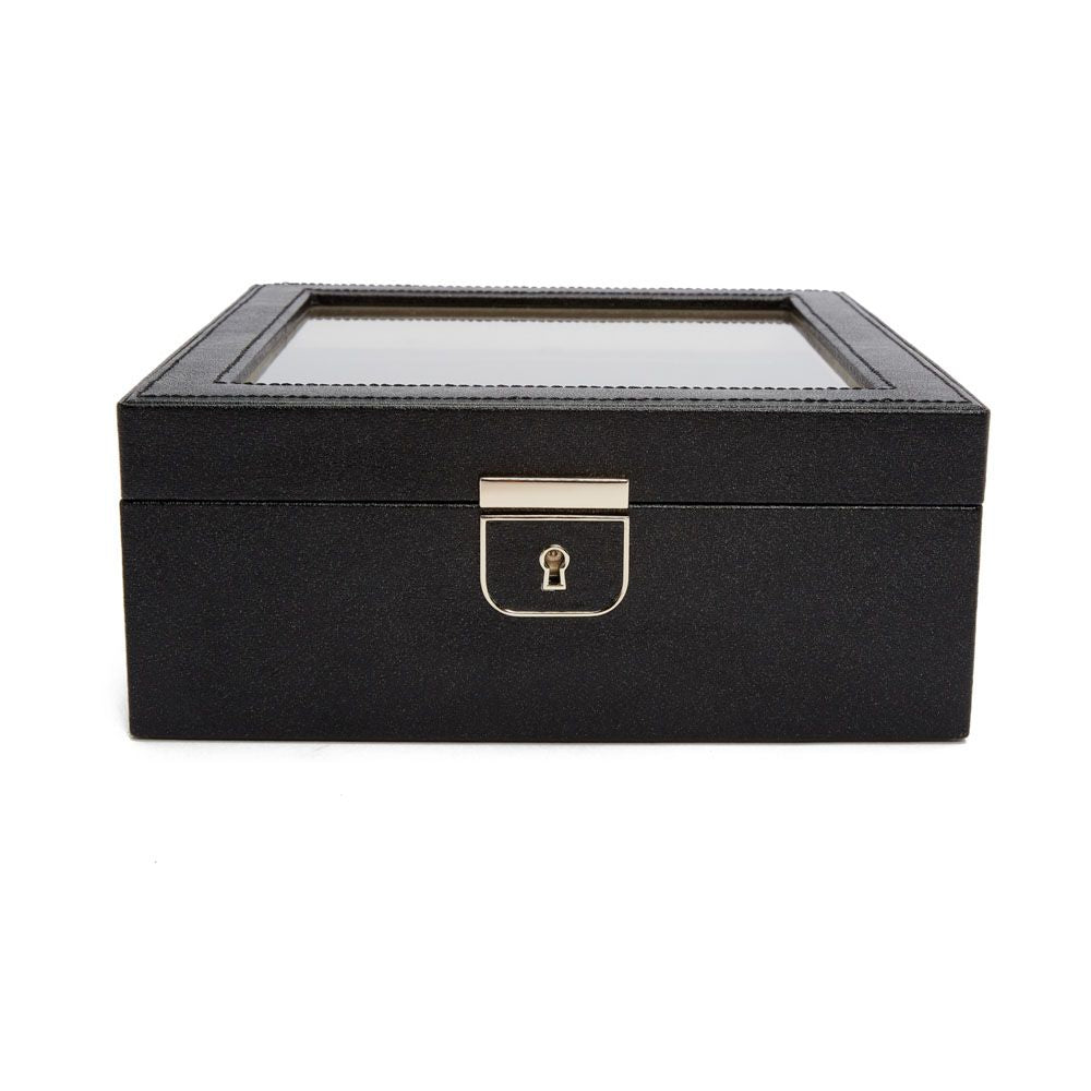 Wolf Designs Palermo 6 Piece Watch Box in Black Anthracite