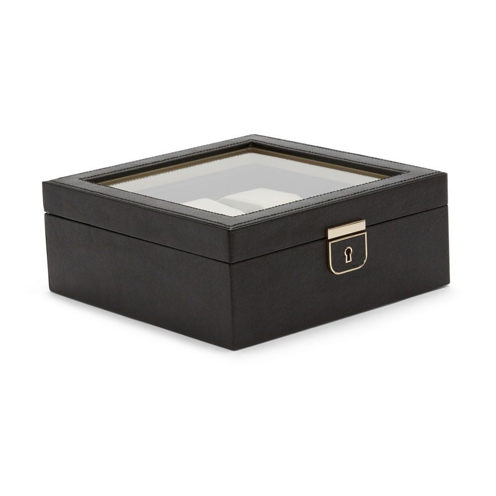 Wolf Designs Palermo 6 Piece Watch Box in Black Anthracite