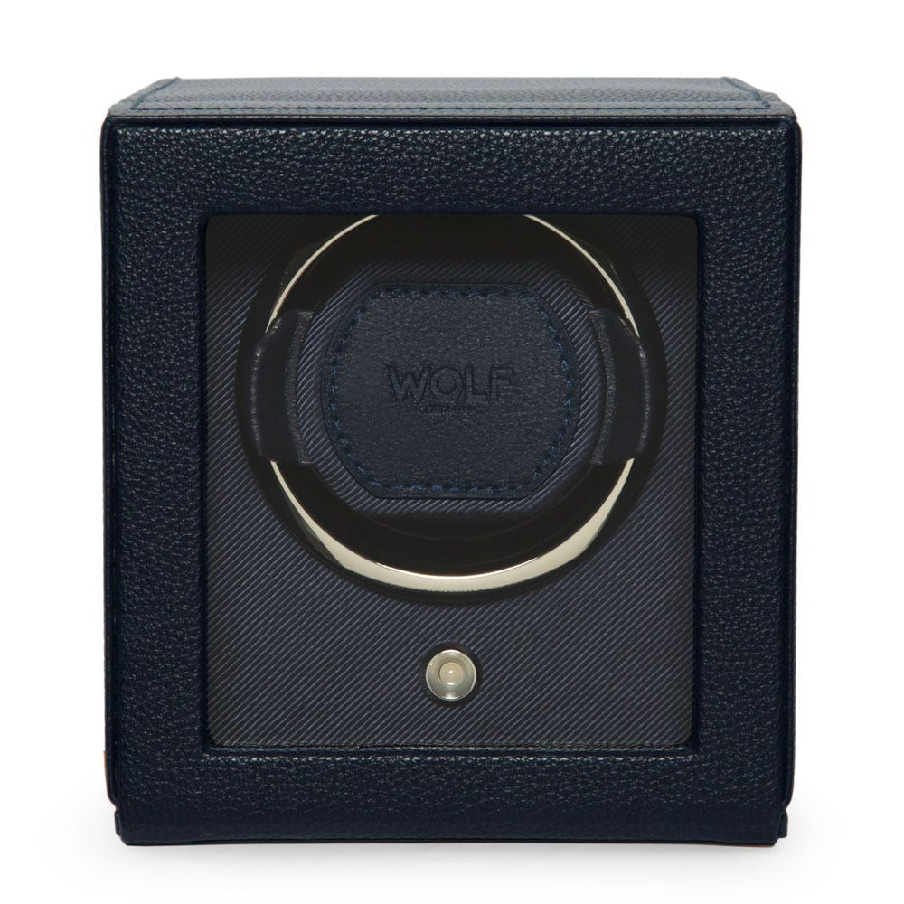 Wolf Designs Cub Single Watch Winder with Cover