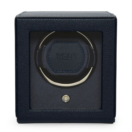 Wolf Designs Cub Single Watch Winder with Cover