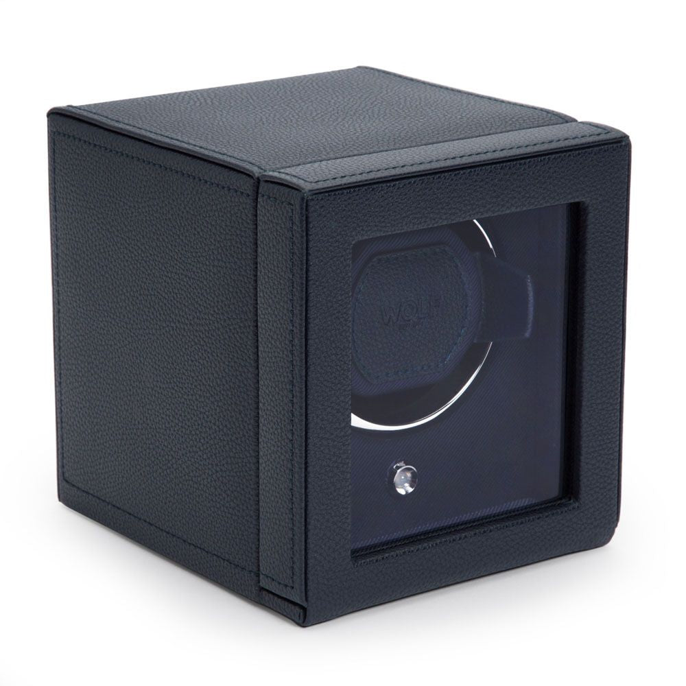 Wolf Designs Cub Single Watch Winder with Cover