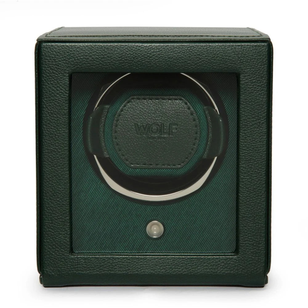 Wolf Designs Cub Single Watch Winder with Cover