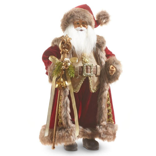 18" Gold Santa