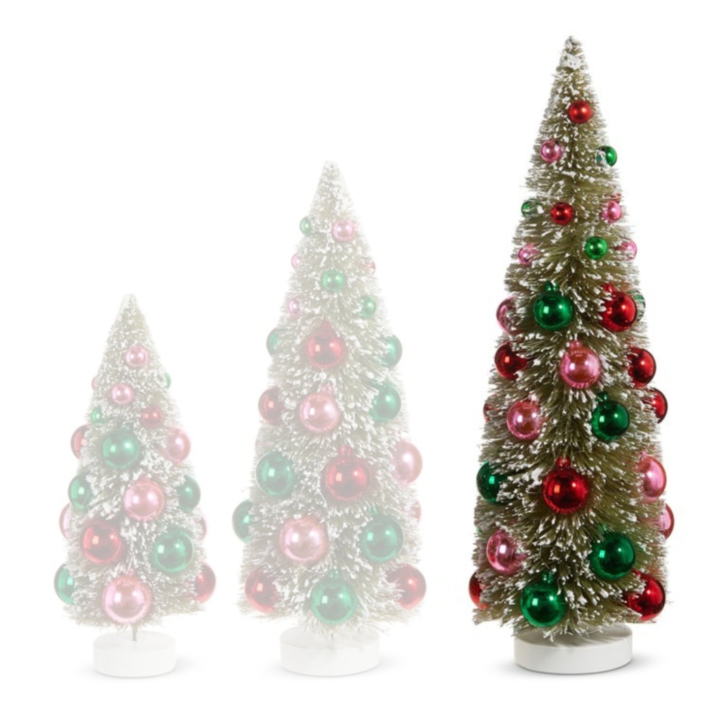 Bottle Brush Tree with Ornaments