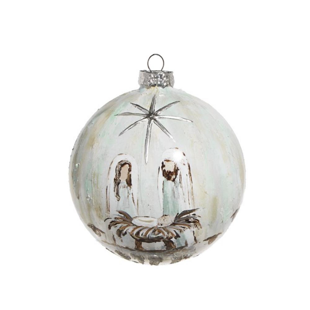 Raz Imports 5" Holy Family Ball Ornament