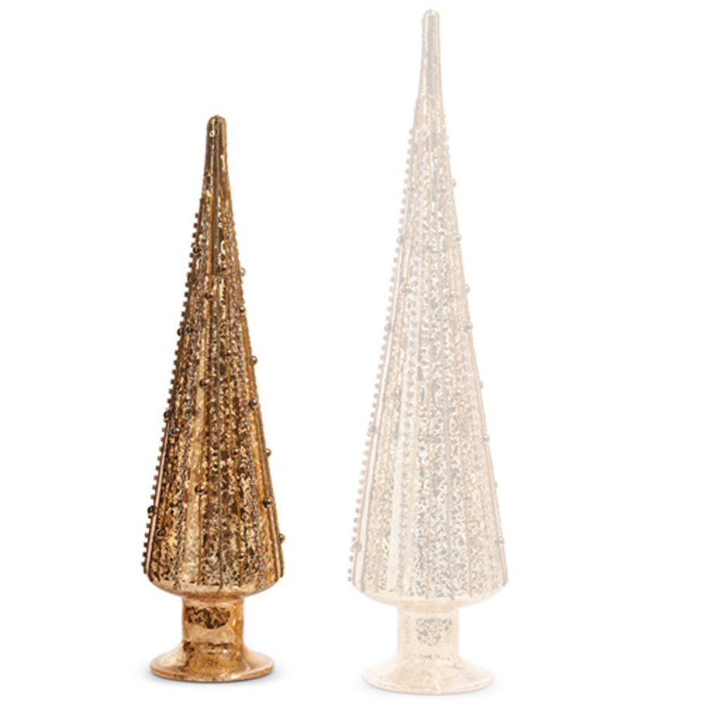 Raz Imports Gold Beaded Trees