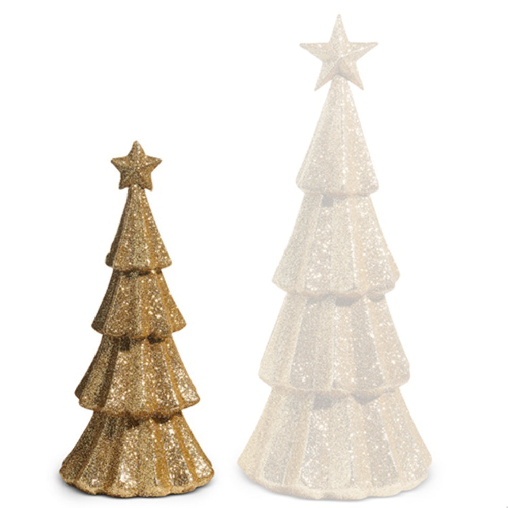 Raz Imports Gold Glitter Trees