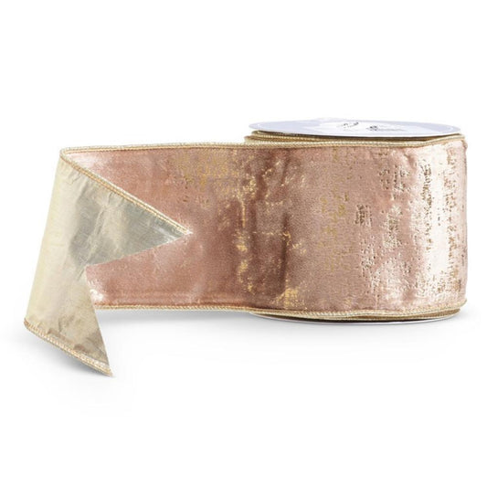 Rose Gold Velvet Ribbon