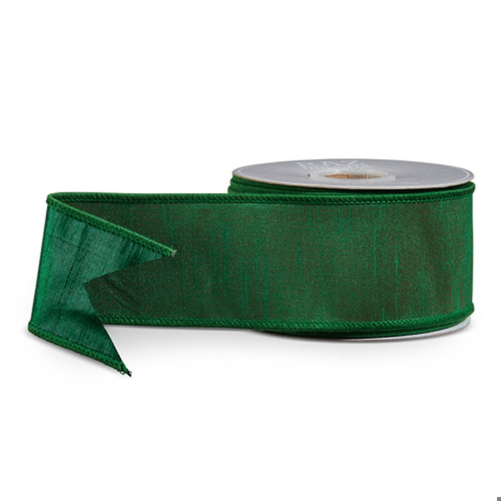 Raz Imports 2.5" X 10 Yds Green Wired Ribbon