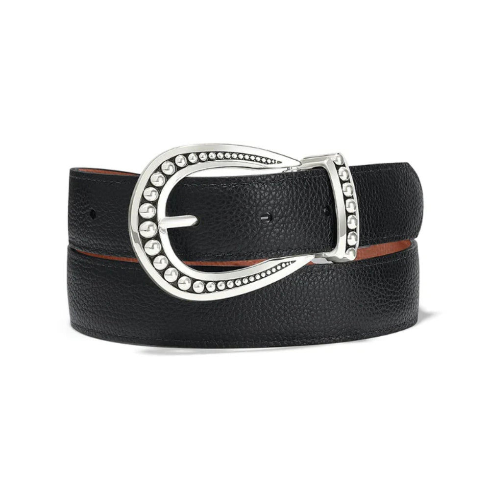 Brighton Really Tough Reversible Belt - Bourbon/Black