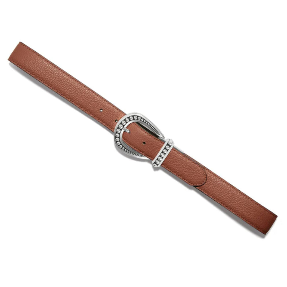 Brighton Really Tough Reversible Belt - Bourbon/Black