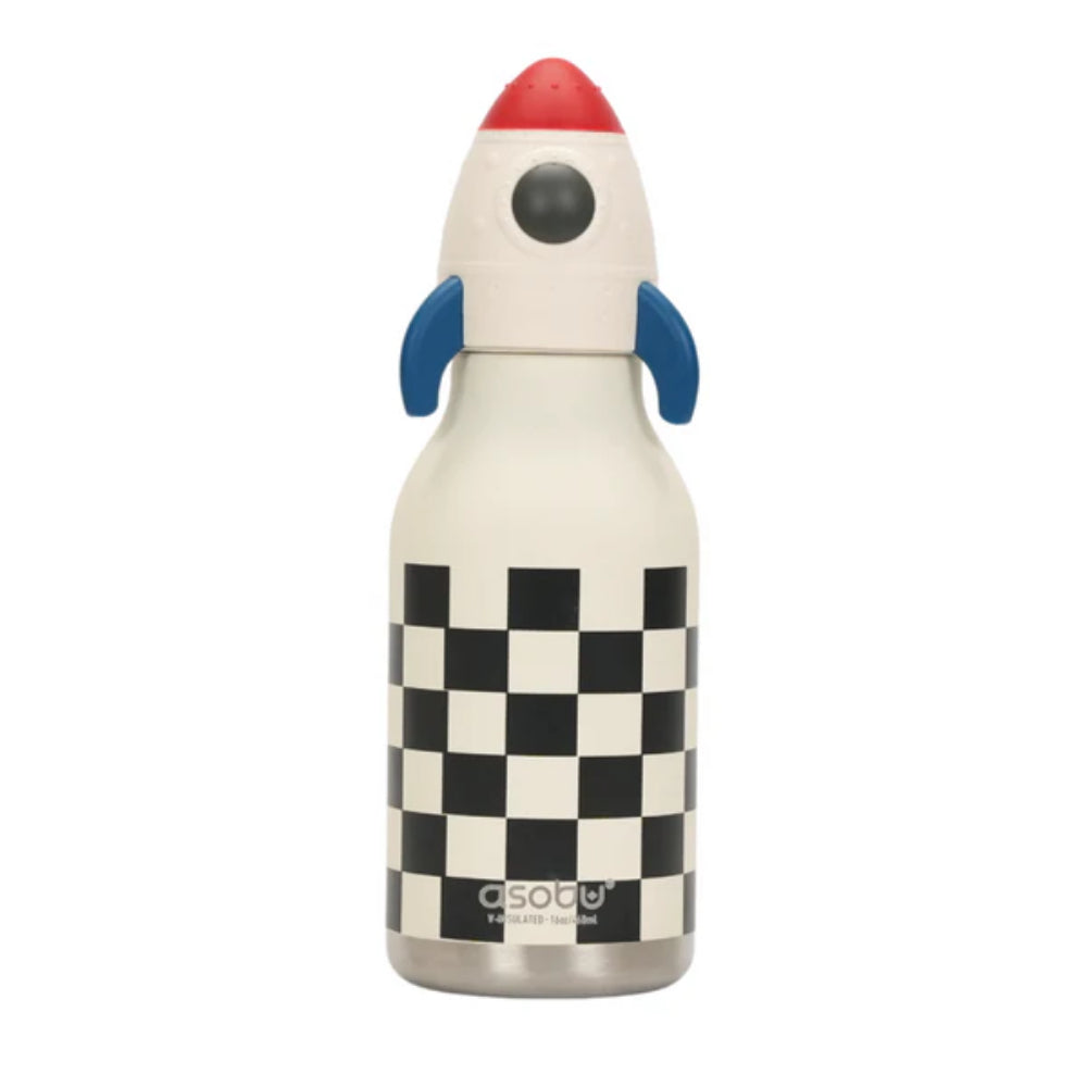 ASOBU Rocket Checkers Water Bottle