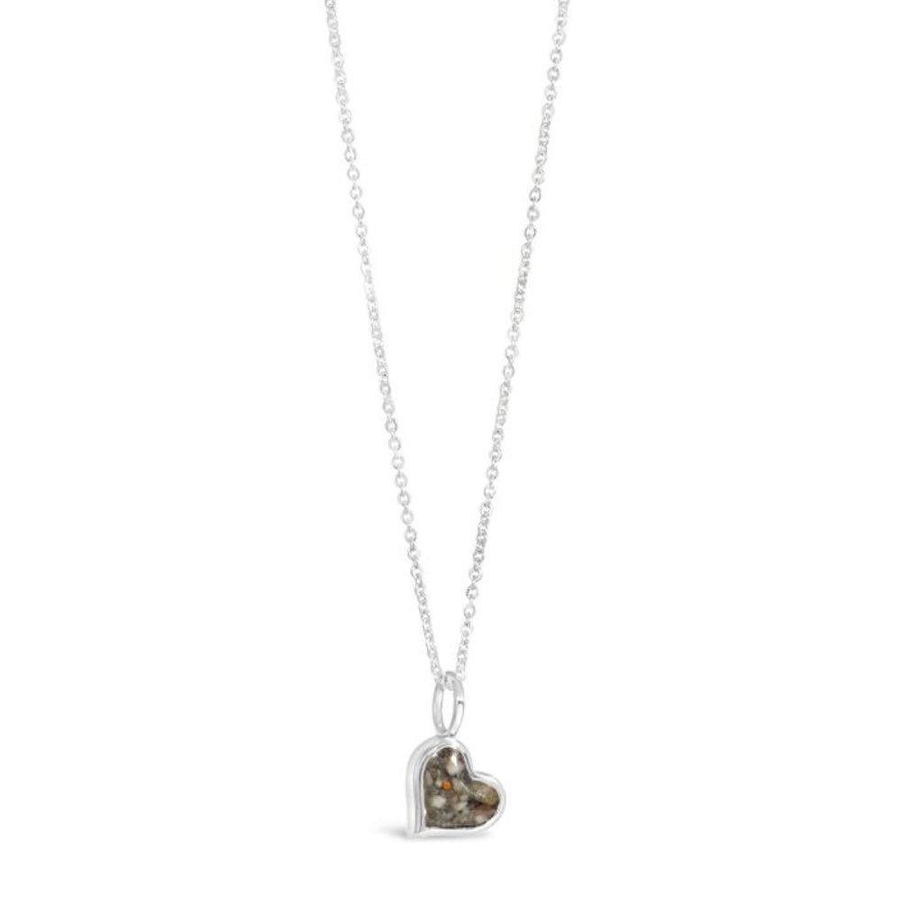 Dune Sand Jewel Heart Necklace