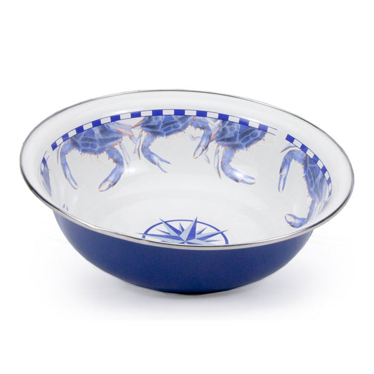 Golden Rabbit Blue Crab Serving Basin