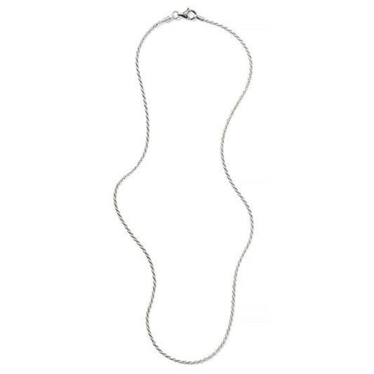 Sterling Silver 1.5mm Diamond-Cut Rope Chain