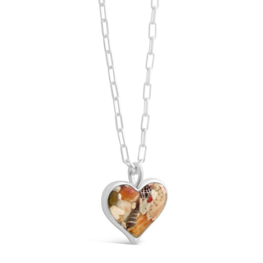 Dune Heart of Sand Necklace - Shell Scape