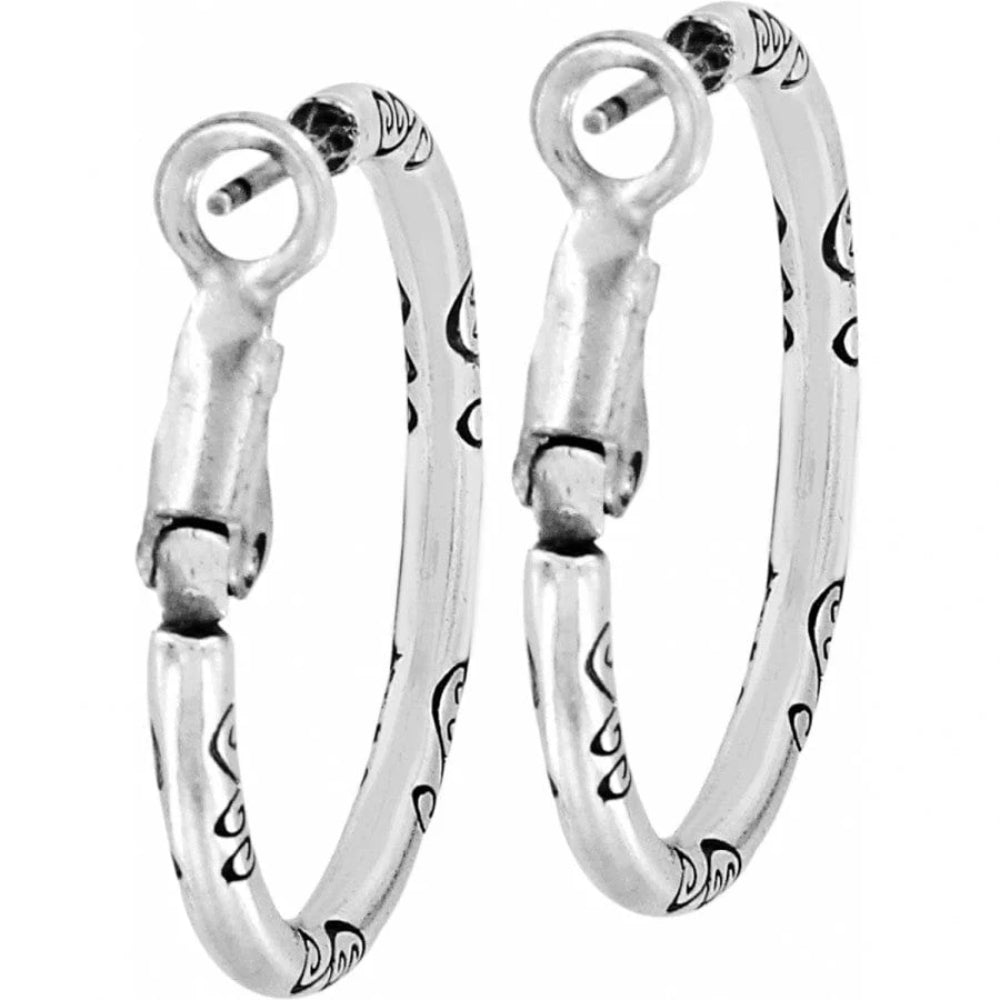 Brighton Small Hoop Charm Earrings