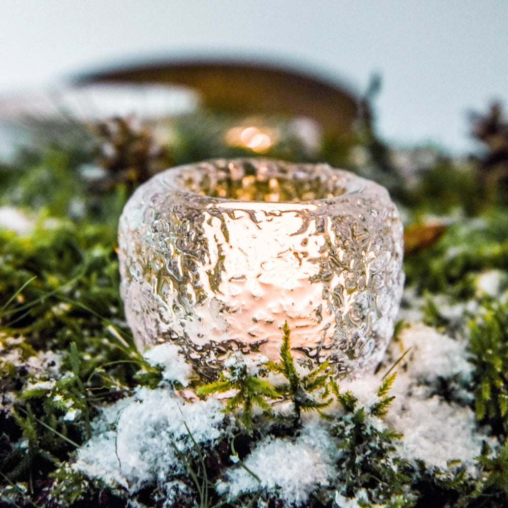 Simon Pearce LoveYourBrain Snowball Tealight - Thumbnail 5