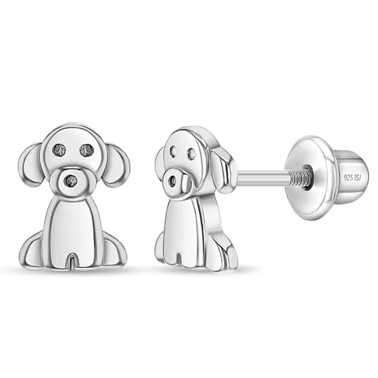 Children's Puppy Dog Girls Earrings