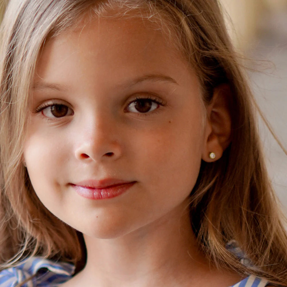Children's GZ Bezel Earrings