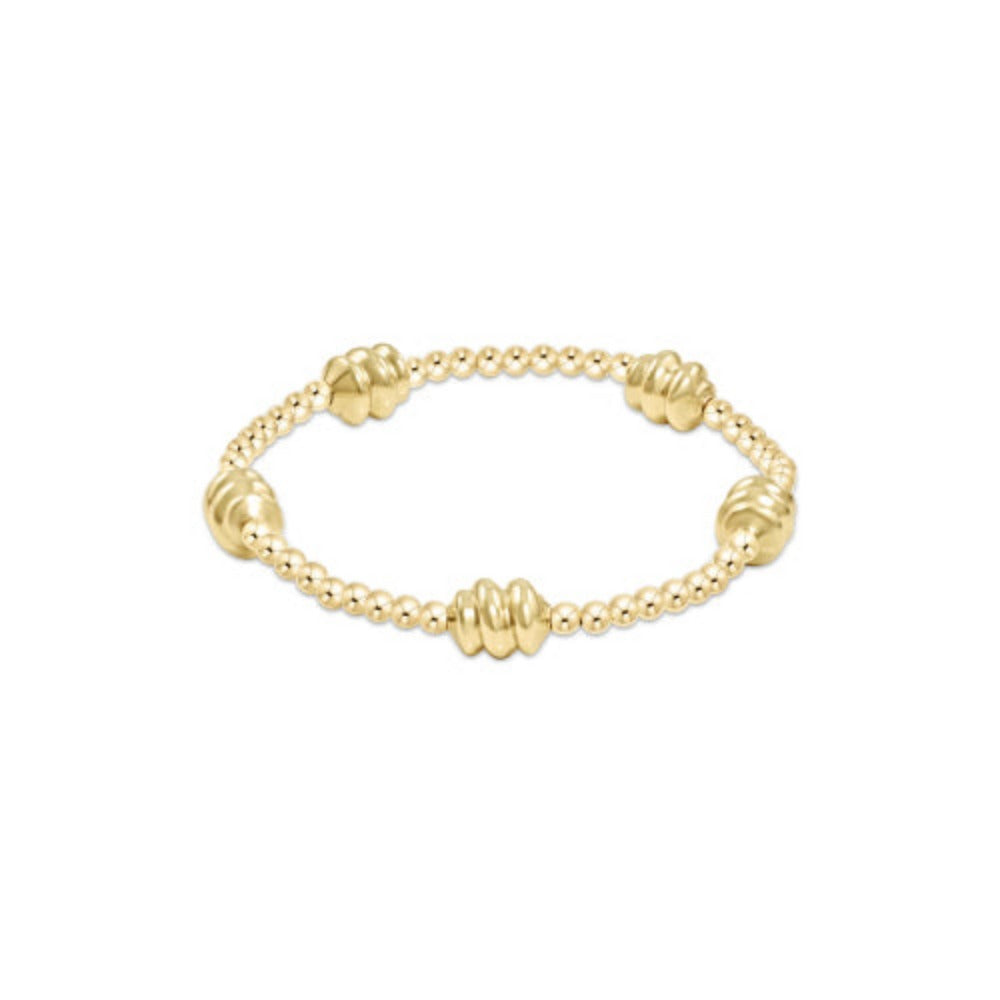 enewton 6.25" Admire Gold 3mm Bead Bracelet - Gold