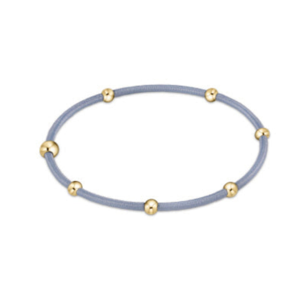 enewton "E"ssentials Hair Bracelet - Dusty Blue