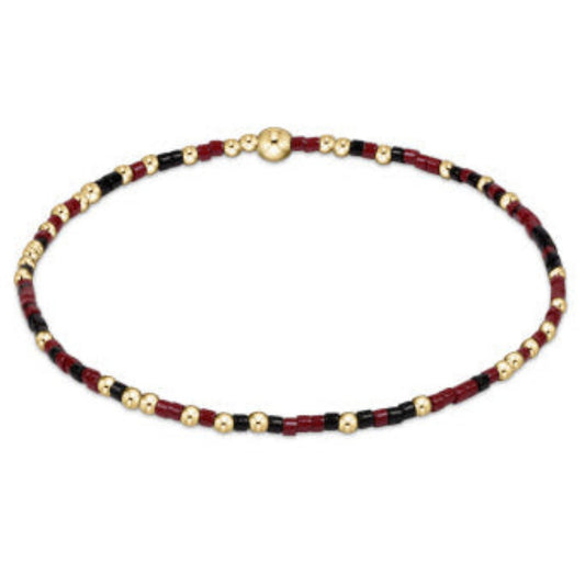 enewton 7.25" extends  Gameday Hope Unwritten Bracelet - Wine Onyx