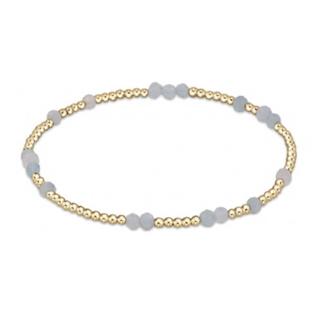 enewton 7.25" Extends Hope Unwritten Gemstone Bracelet - Aquamarine